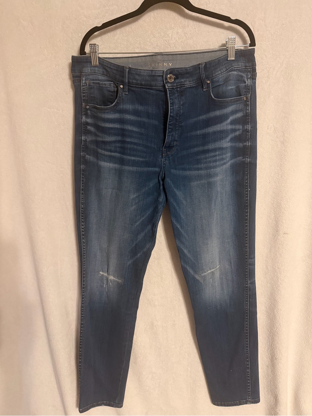 White House Black Market High Rise Skinny Jeans Women’s Size 14 Stretch Denim